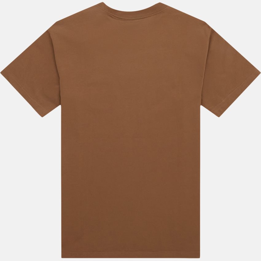Carhartt WIP T-shirts S/S SCRIPT EMBROIDERY T-SHIRT I030435 BUFFALO/WHITE