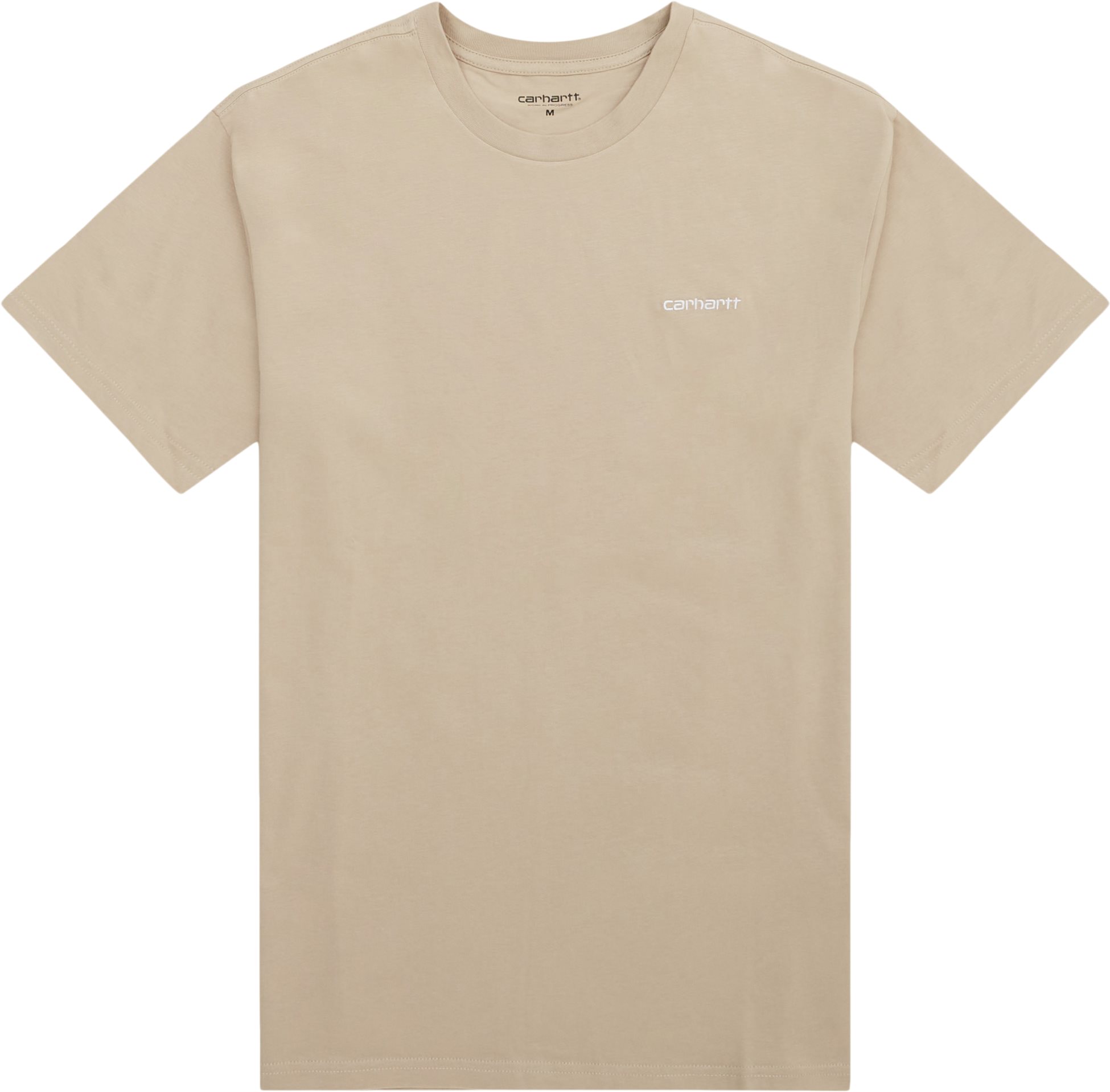 Carhartt WIP T-shirts S/S SCRIPT EMBROIDERY T-SHIRT I030435 Sand