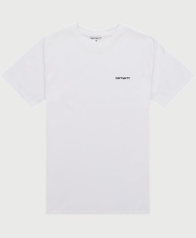 Carhartt WIP T-shirts S/S SCRIPT EMBROIDERY. T-SHIRT I030435 Hvid