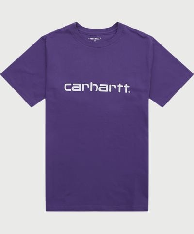 Carhartt WIP T-shirts S/S SCRIPT T-SHIRT I031047. Lila
