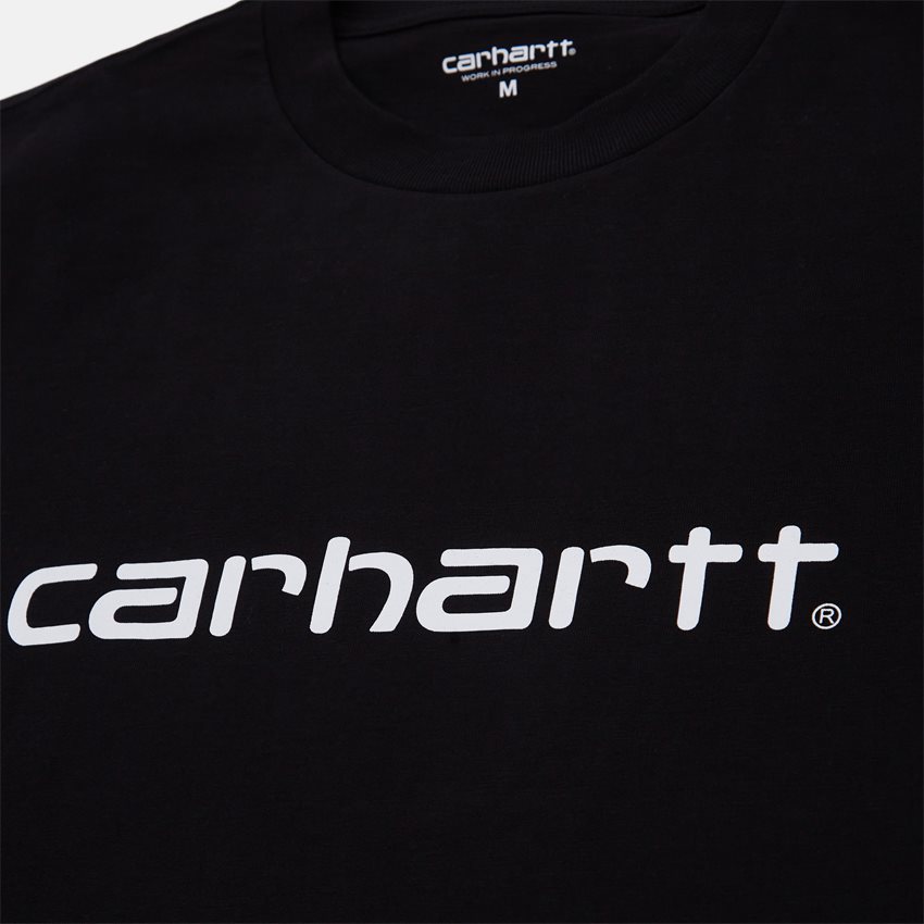 Carhartt WIP T-shirts S/S SCRIPT T-SHIRT I031047. BLACK