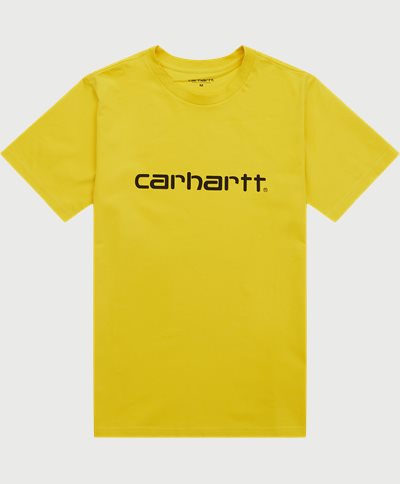 Carhartt WIP T-shirts S/S SCRIPT T-SHIRT I031047. Yellow