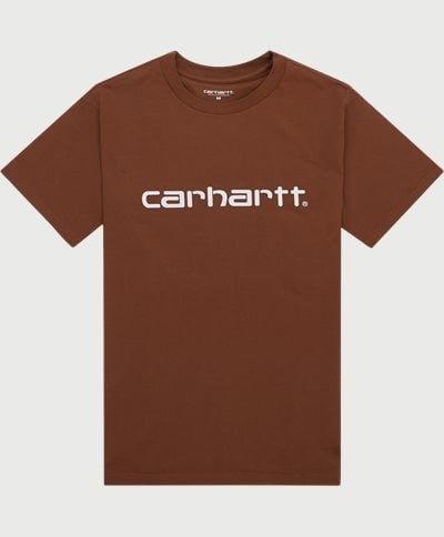 Carhartt WIP T-shirts S/S SCRIPT T-SHIRT I031047. Brun