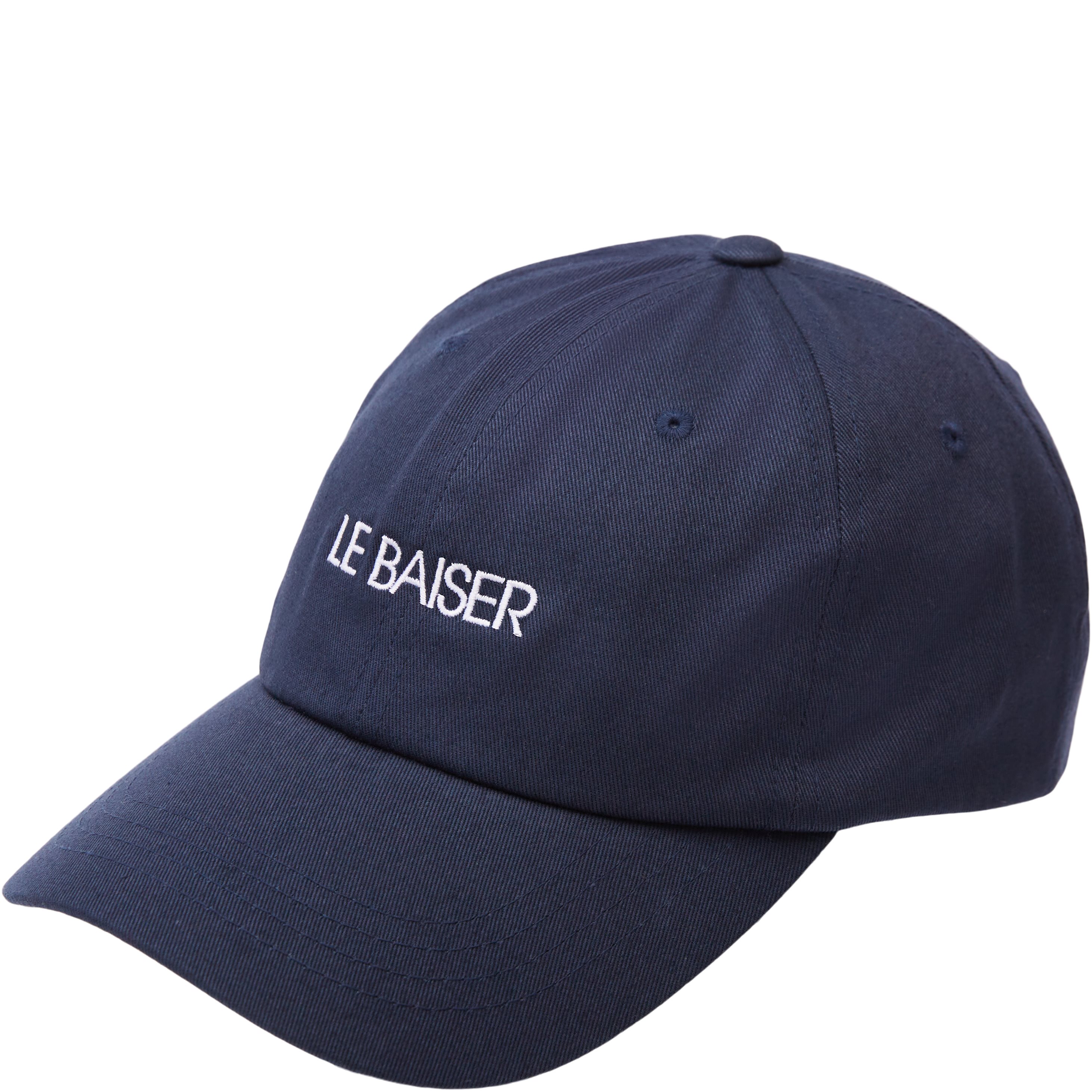 Le Baiser Caps BASEBALL CAP Blå