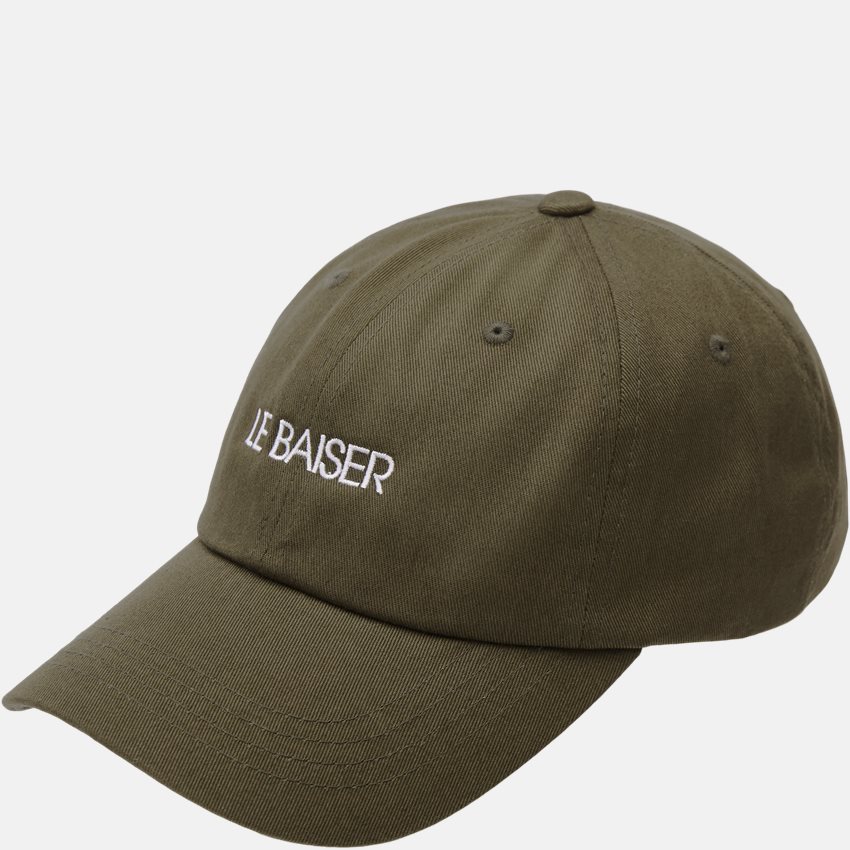Le Baiser Kepsar BASEBALL CAP OLIVEN