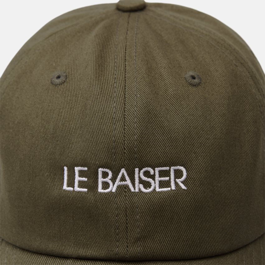 Le Baiser Kepsar BASEBALL CAP OLIVEN