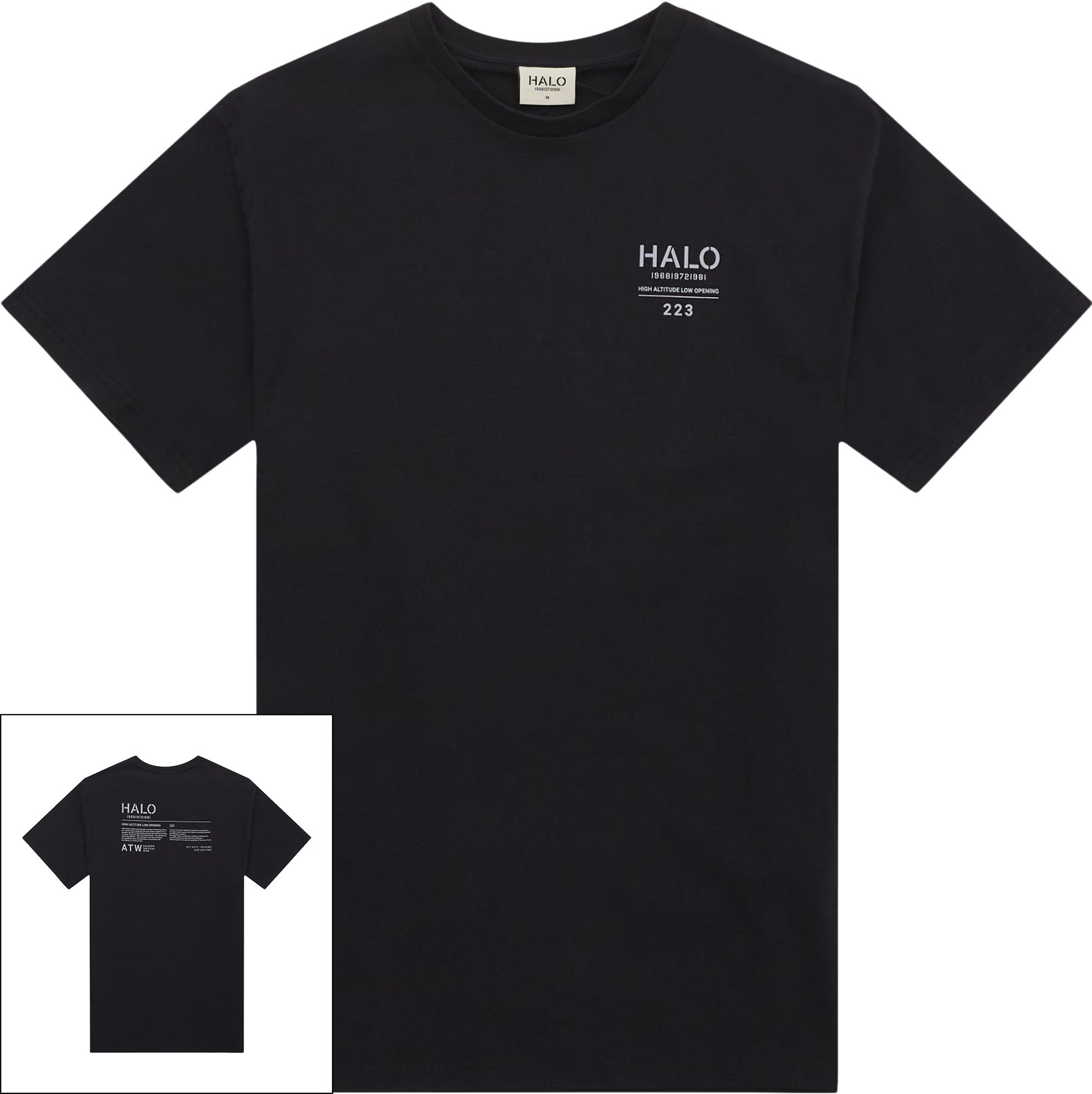 HALO T-shirts GRAPHIC TEE 610480 Sort