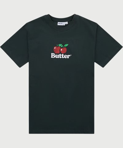 Butter Goods T-shirts APPLES LOGO TEE Green