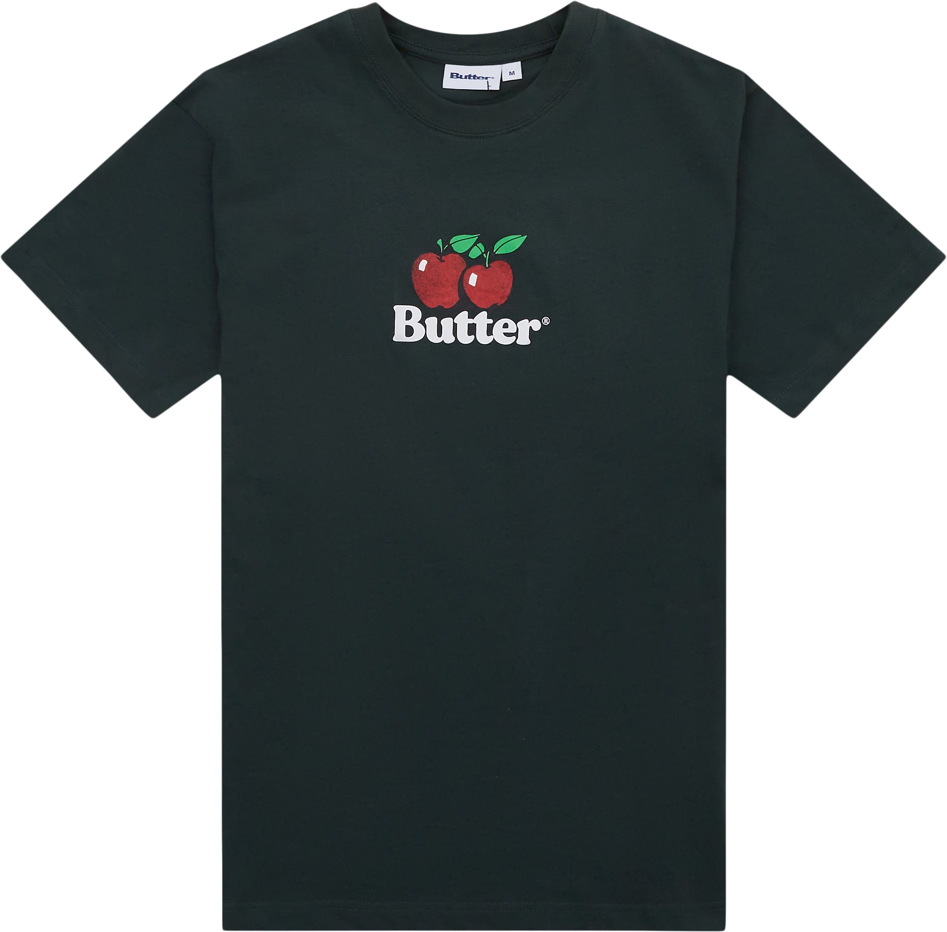 Butter Goods T-shirts APPLES LOGO TEE Grön