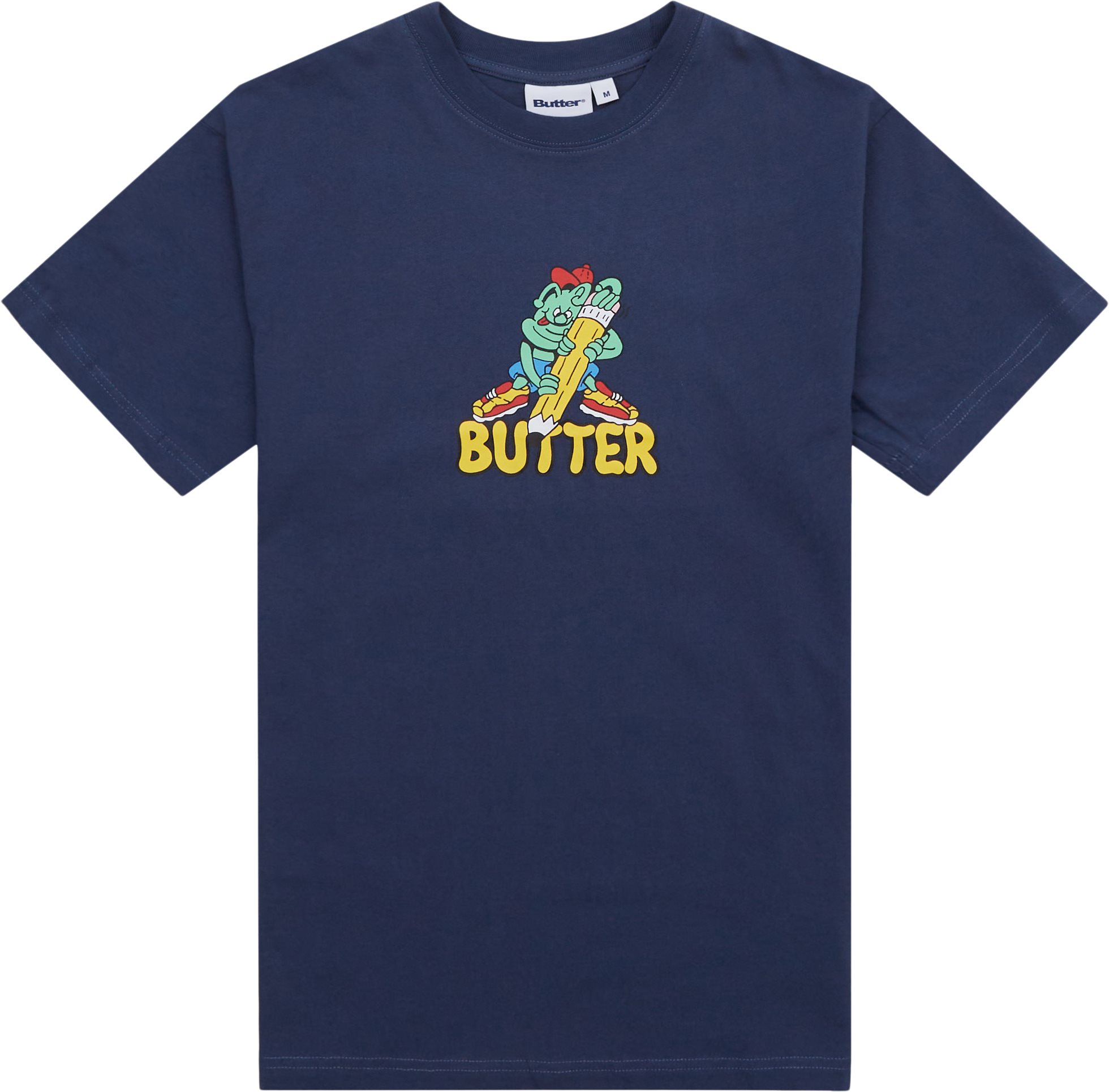 Butter Goods T-shirts MARTIAN TEE Blå