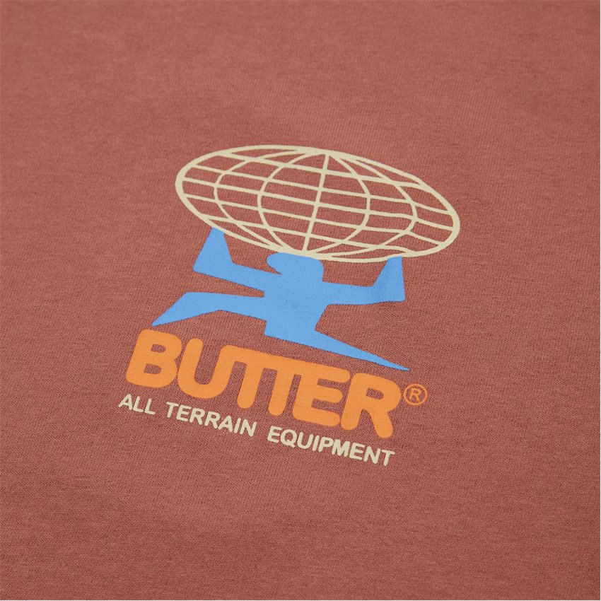 Butter Goods T-shirts ALL TERRAIN TEE 2301 BRUN