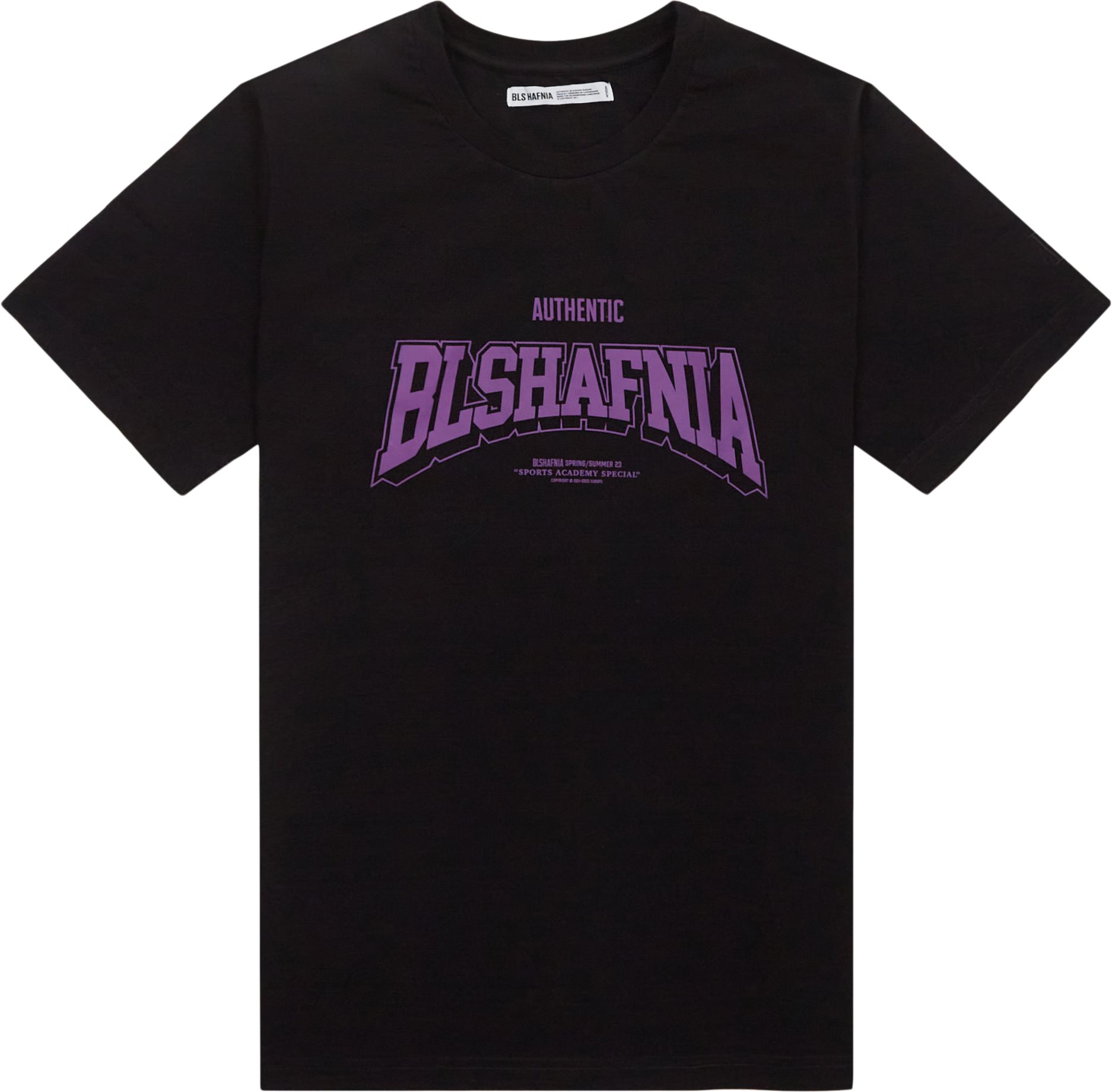 BLS T-shirts COLLEGE 2 T-SHIRT 202303023 Black