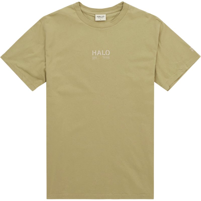 Halo Cotton T-shirt Lys Grøn
