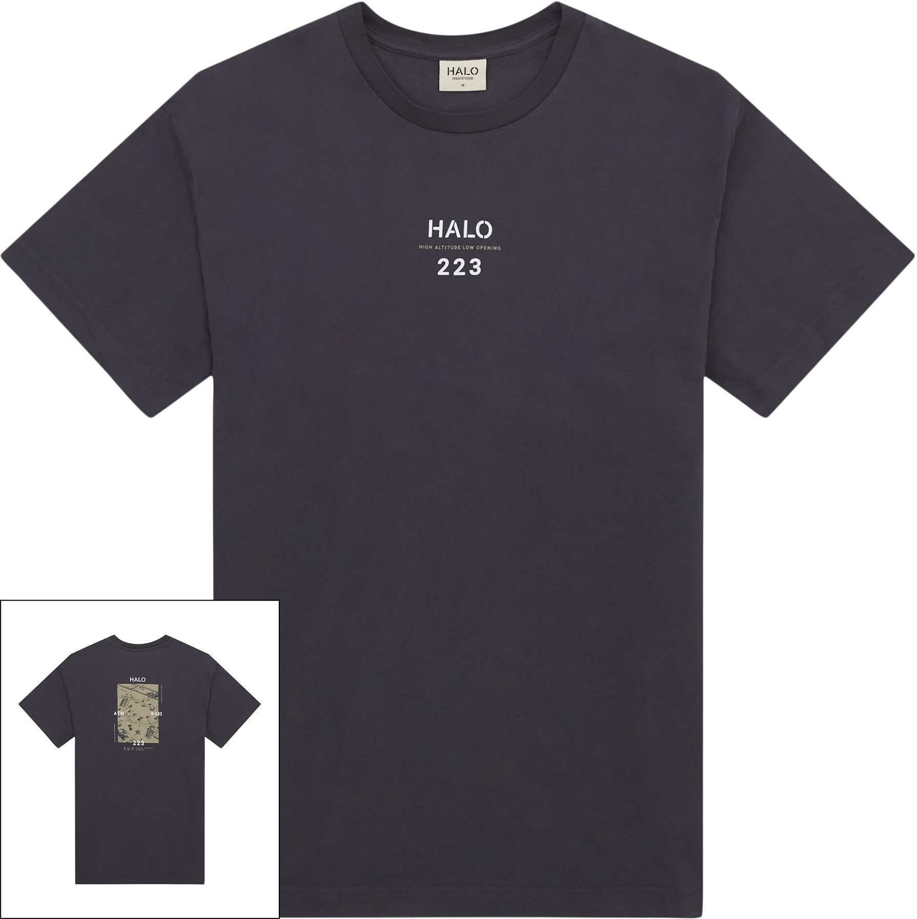 HALO T-shirts HEAVY GRAPHIC TEE 610336 Grå