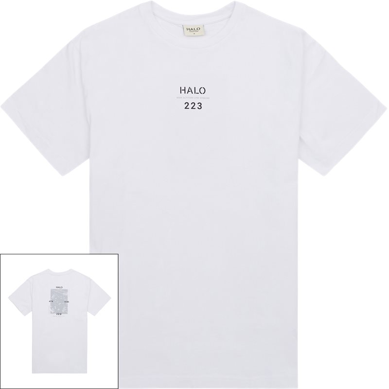 Halo Heavy Graphic Tee 610336 T-shirts Hvid