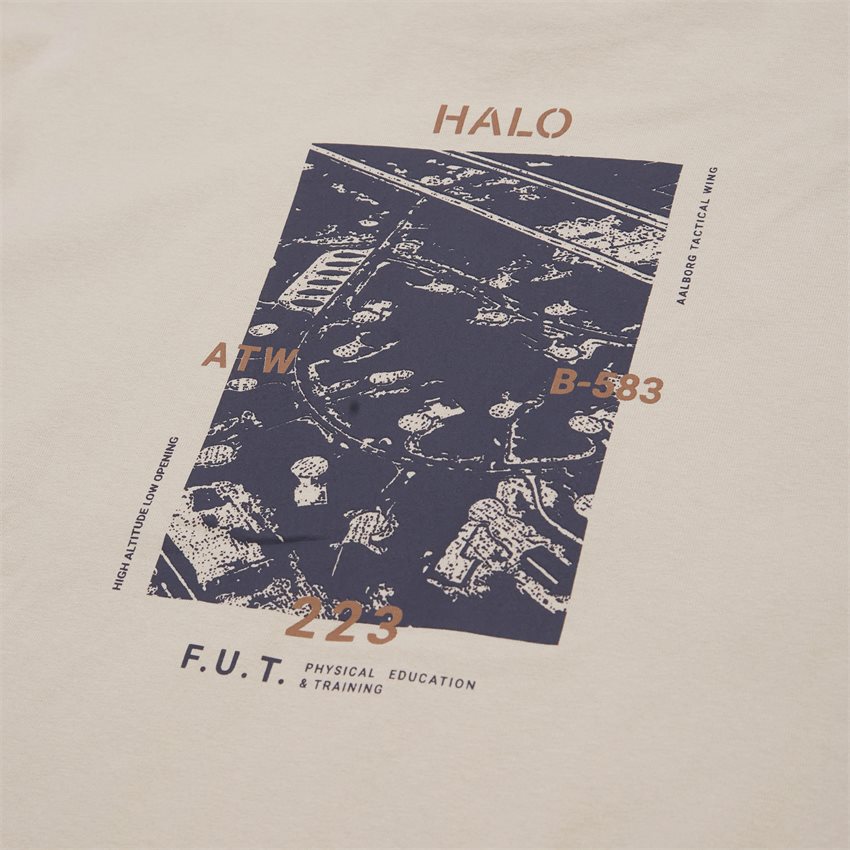 HALO T-shirts HEAVY GRAPHIC TEE 610336 SAND