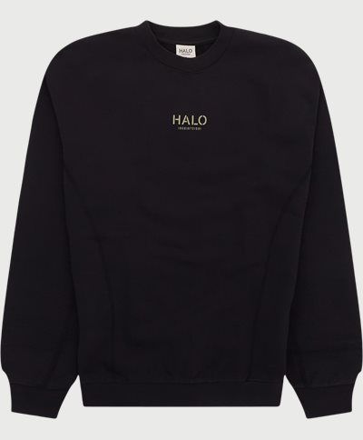 HALO Sweatshirts HEAVY GRAPHIC CREW 610335 Sort