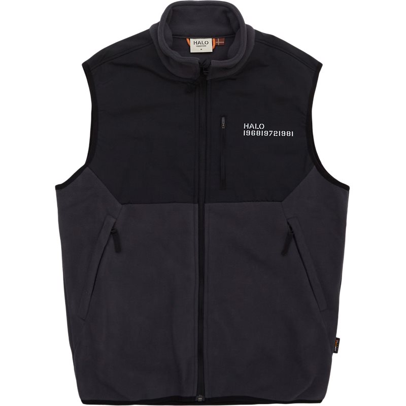 Halo Blocked Fleece Vest 610208 Grå