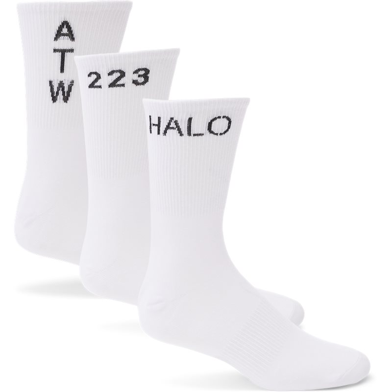 Halo 3-pack Socks Hvid