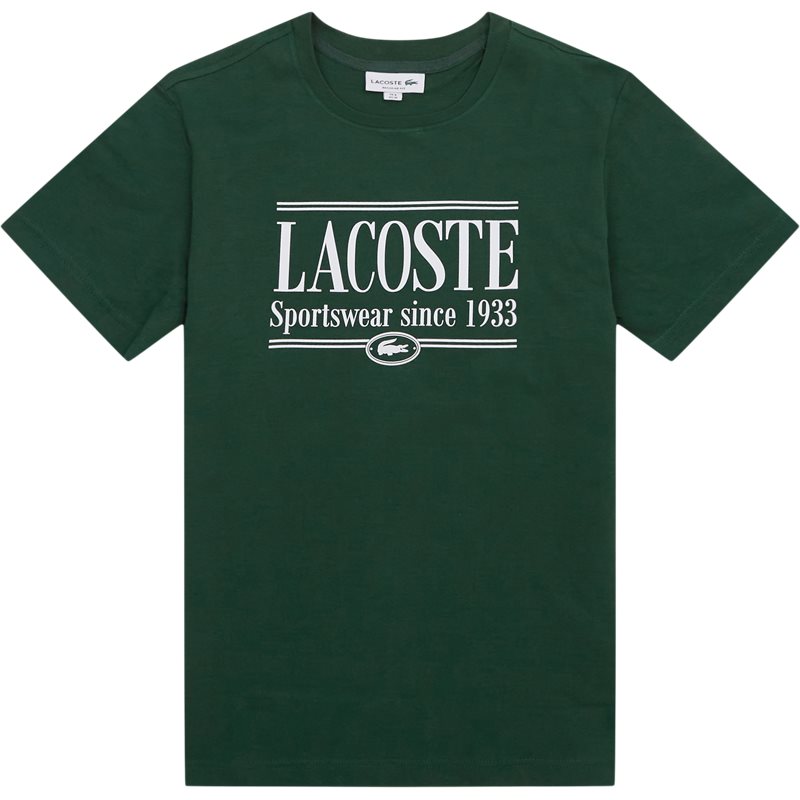 Lacoste Th0322 Ss23 T-shirts Grøn