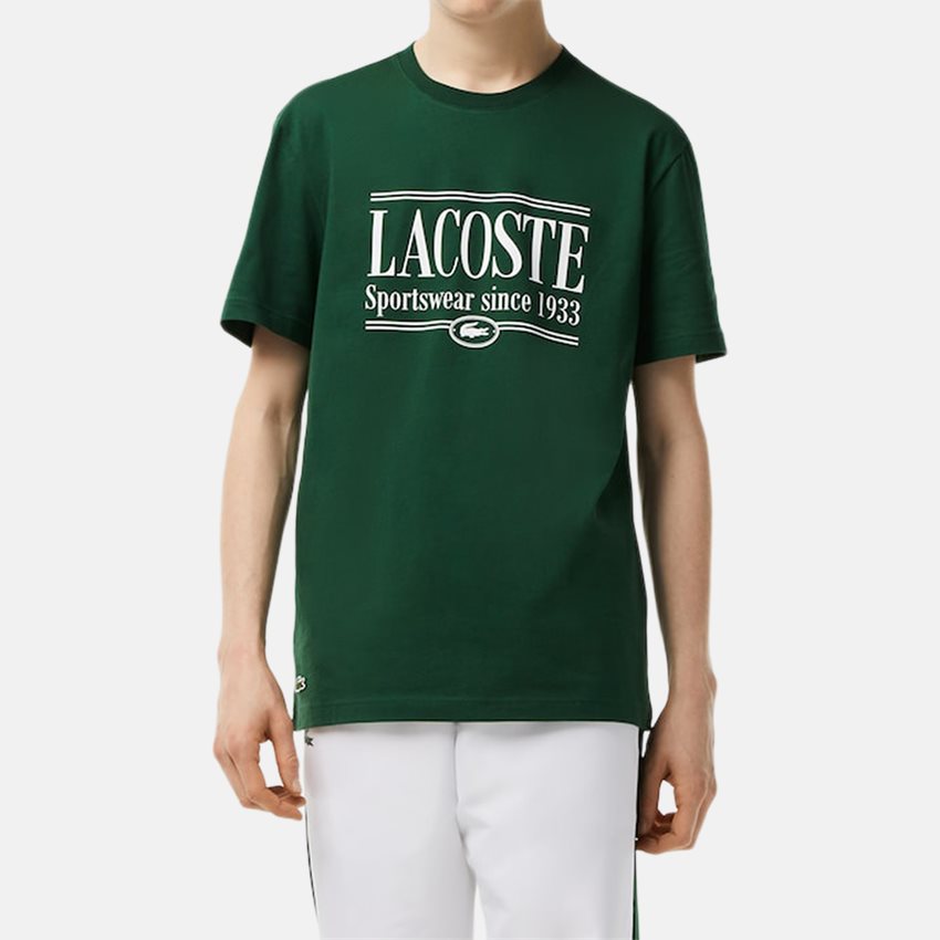 Lacoste T-shirts TH0322 SS23 GRØN