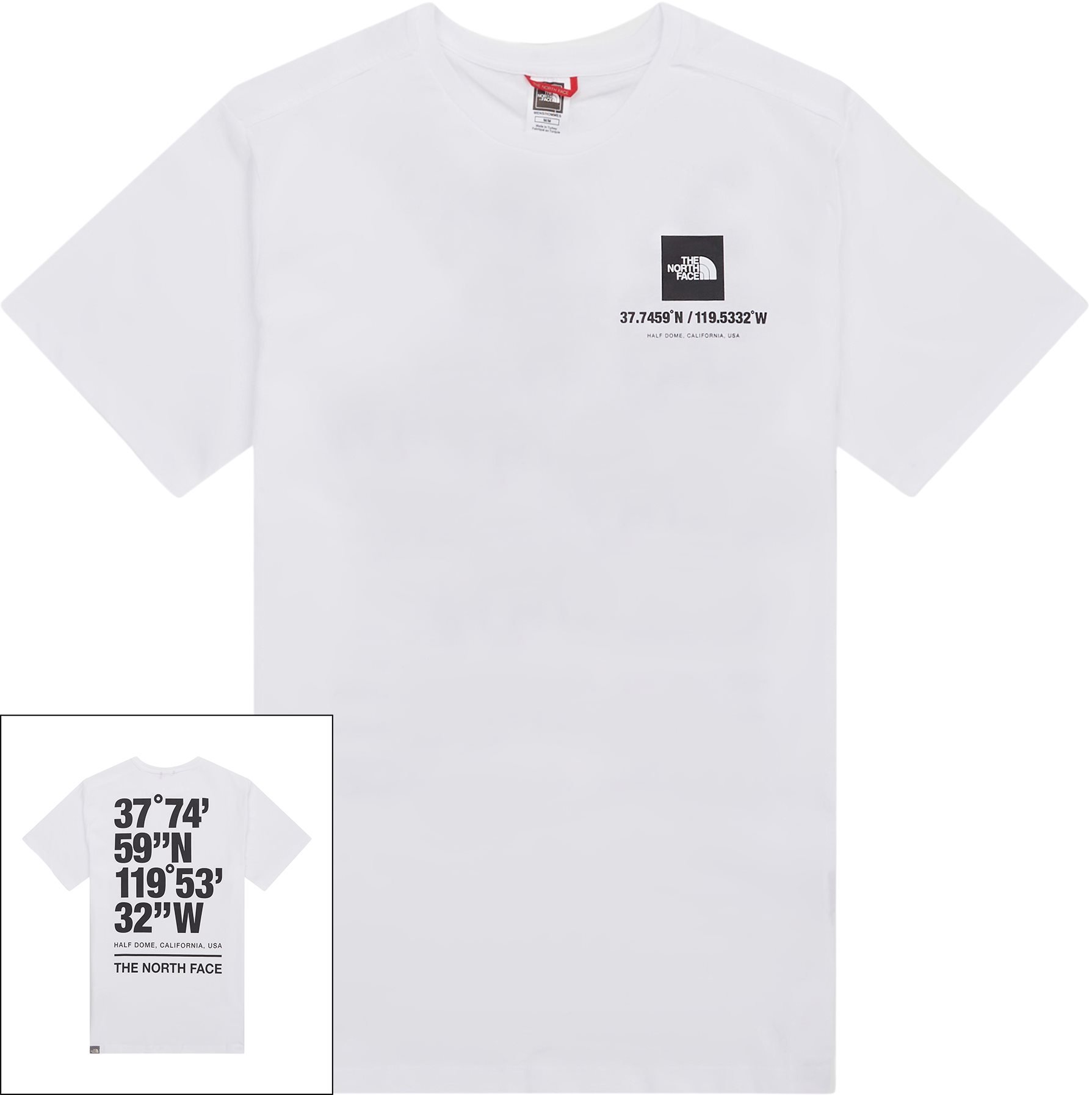 The North Face T-shirts COORDINATES S/S TEE NF0A826X Hvid