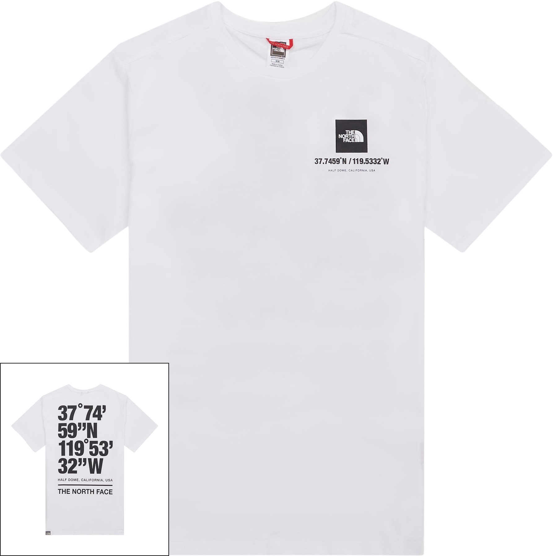 The North Face T-shirts COORDINATES S/S TEE NF0A826X Vit