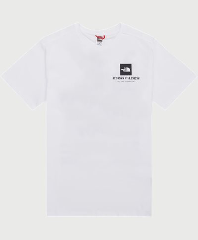 The North Face T-shirts COORDINATES S/S TEE NF0A826X Vit