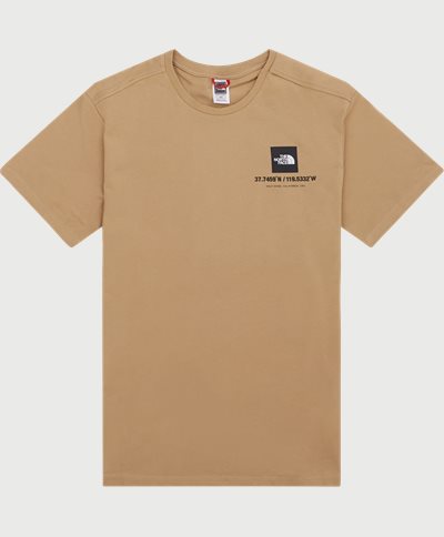 The North Face T-shirts COORDINATES S/S TEE NF0A826X Sand