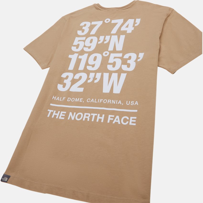 The North Face T-shirts COORDINATES S/S TEE NF0A826X SAND
