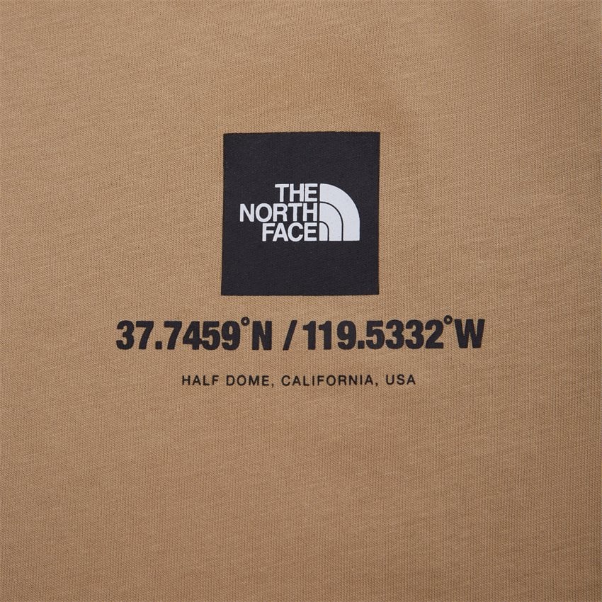 The North Face T-shirts COORDINATES S/S TEE NF0A826X SAND
