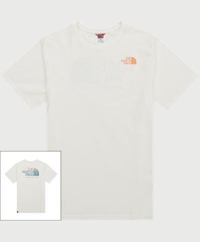 The North Face T-shirts D2 GRAPHIC S/S TEE NF0A83FQN3N1 White