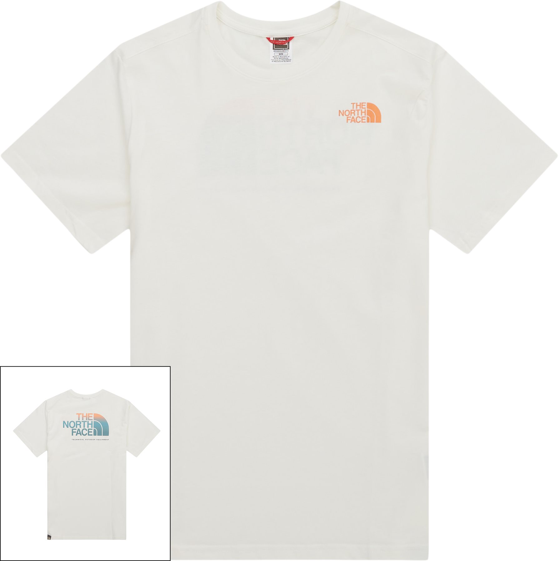 The North Face T-shirts D2 GRAPHIC S/S TEE NF0A83FQN3N1 Vit