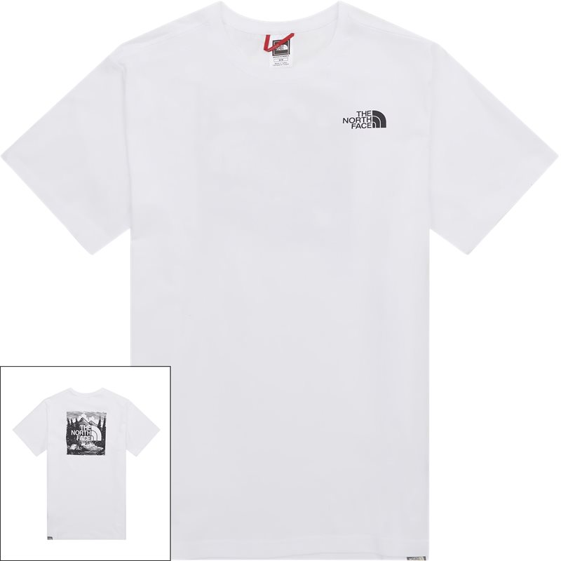 The North Face S/s Redbox Celebration Tee Nf0a7x1kfn41 T-shirts Hvid