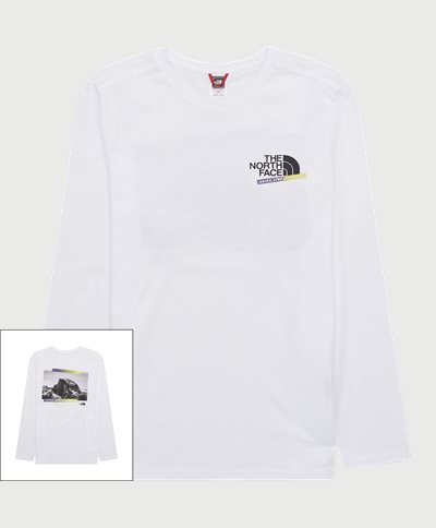 The North Face T-shirts ES GRAPHIC L/S TEE NF0A83FLFN41 Hvid