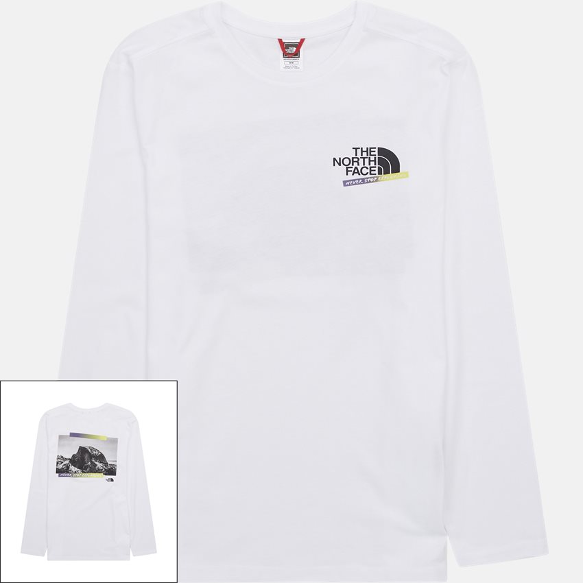 The North Face T-shirts ES GRAPHIC L/S TEE NF0A83FLFN41 HVID