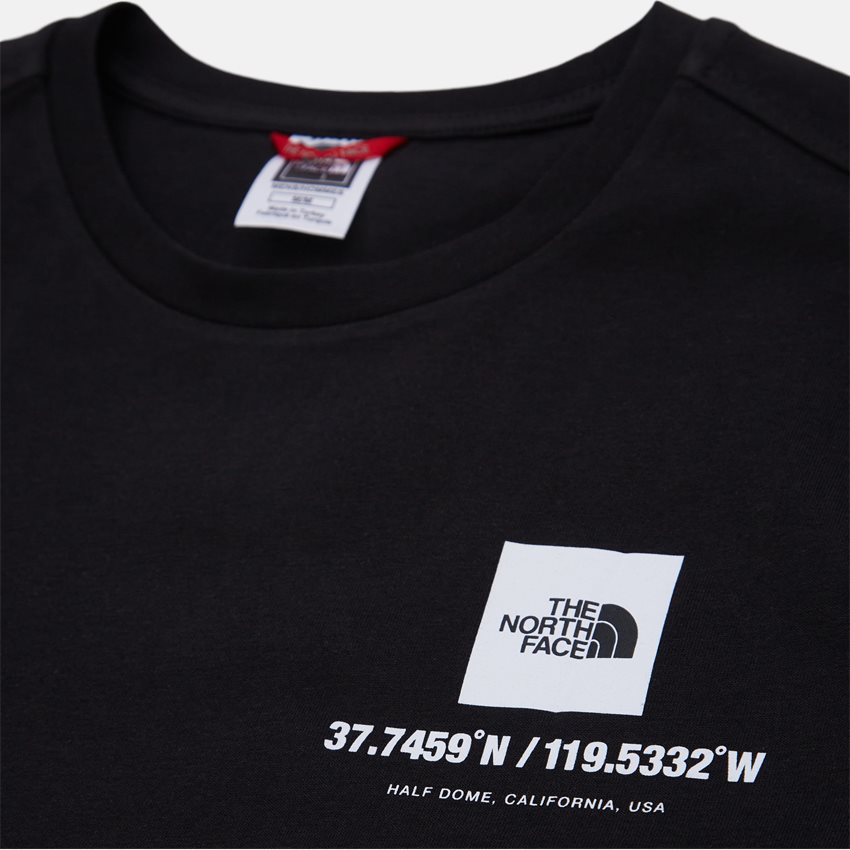 The North Face T-shirts COORDINATES L/S TEE NF0A826WJK31 SORT