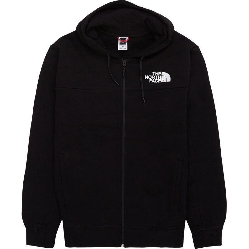 The North Face Icon Full Zip Hoodie Nf0a826uj Sort