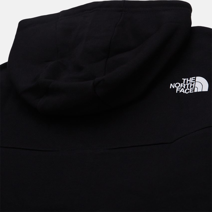 The North Face Sweatshirts ICON FULL ZIP HOODIE NF0A826UJK31 SORT