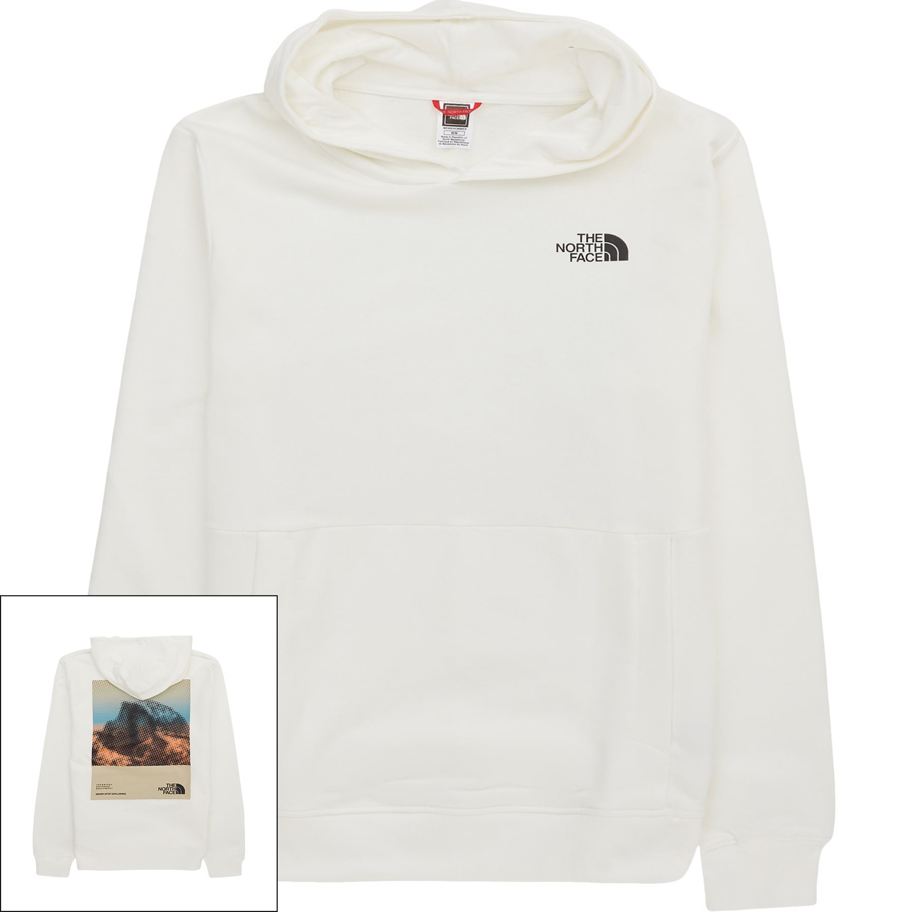 The North Face Sweatshirts D2 GRAPHIC HOODIE NF0A83FON3N1 White