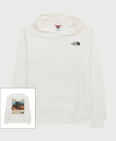 The North Face Sweatshirts D2 GRAPHIC HOODIE NF0A83FON3N1 Hvid