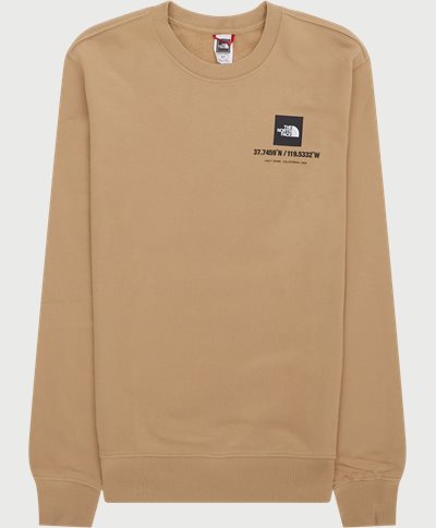 The North Face Sweatshirts COORDINATES CREW NF0A826V Sand