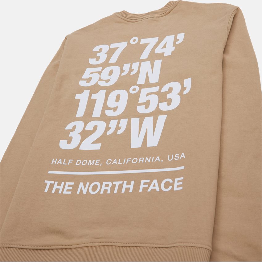 The North Face Sweatshirts COORDINATES CREW NF0A826V SAND