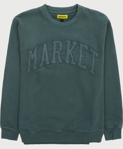 Market Sweatshirts MARKET VINTAGE WASH CREWNECK Grøn