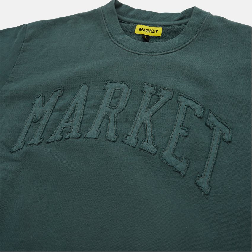 Market Sweatshirts MARKET VINTAGE WASH CREWNECK GRØN