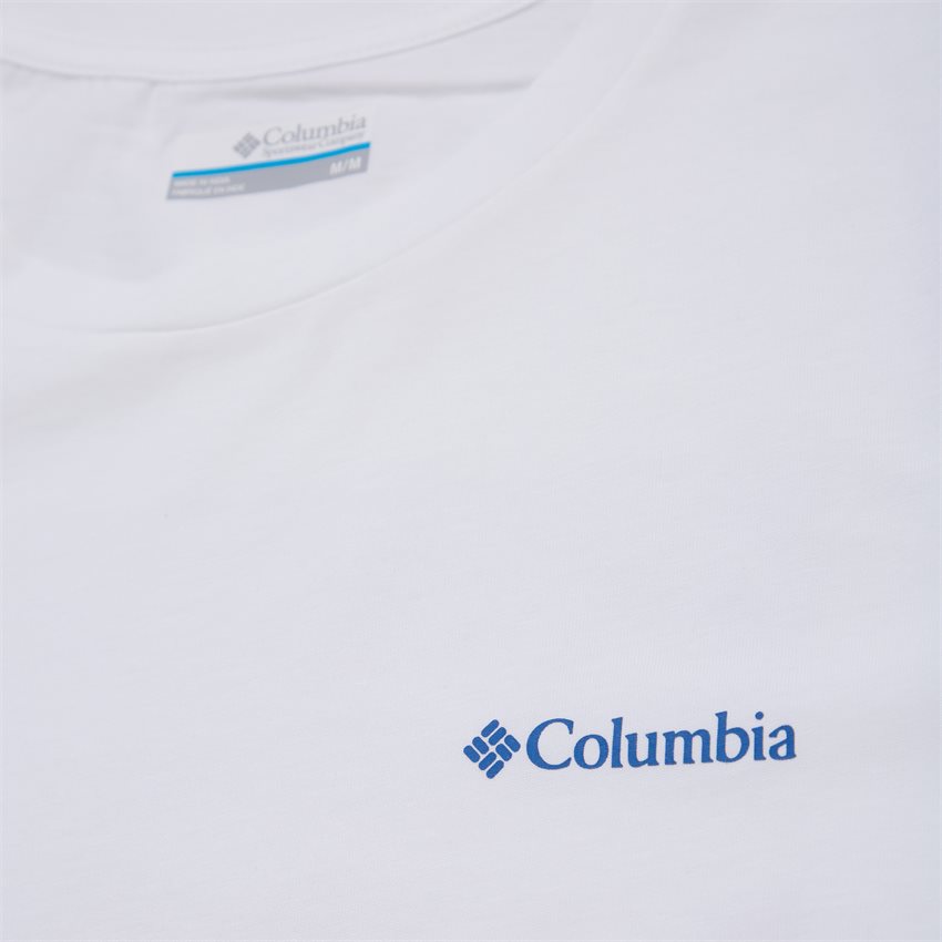 Columbia T-shirts RAPID RIDGE BACK GRAPHIC TEE II 1934824 2301 WHITE/NATURES
