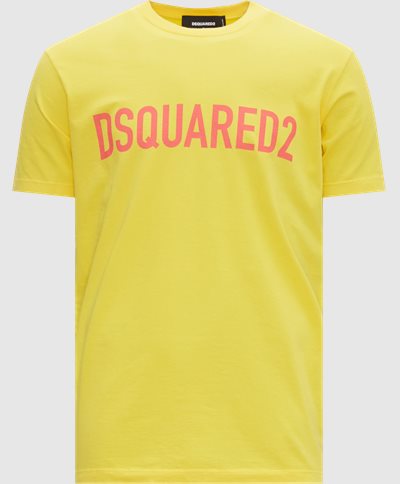 Dsquared2 T-shirts S74GD1126 S24321 Yellow