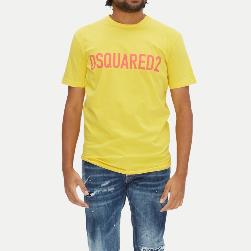 Dsquared2 T-shirts S74GD1126 S24321 GUL