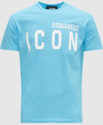 Dsquared2 T-shirts S79GC003 S23009 SS23 Blå