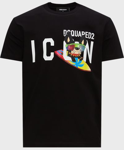 Dsquared2 T-shirts S79GC0064 S23009 Sort
